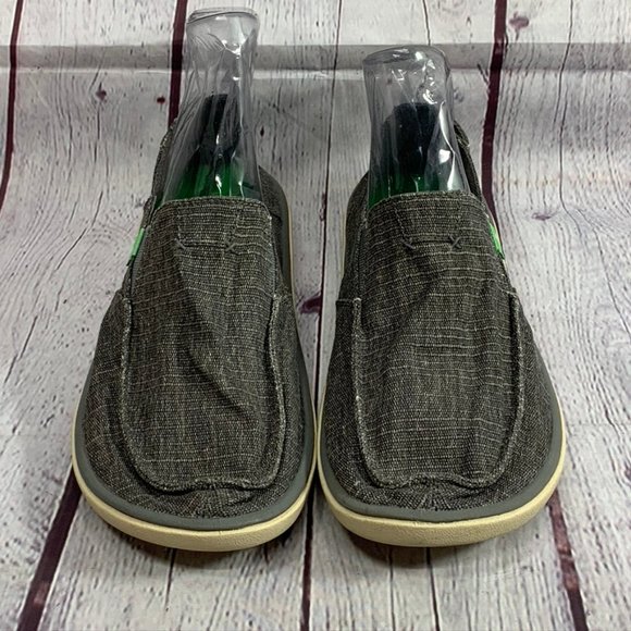 Sanuk Other - Sanuk Vagabond Tripper Grain Slub Charcoal Slub Gr